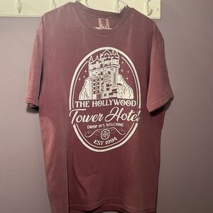 The Hollywood Tower Hotel Comfort Colors Shirt, Tower of Terror Shirt - Large